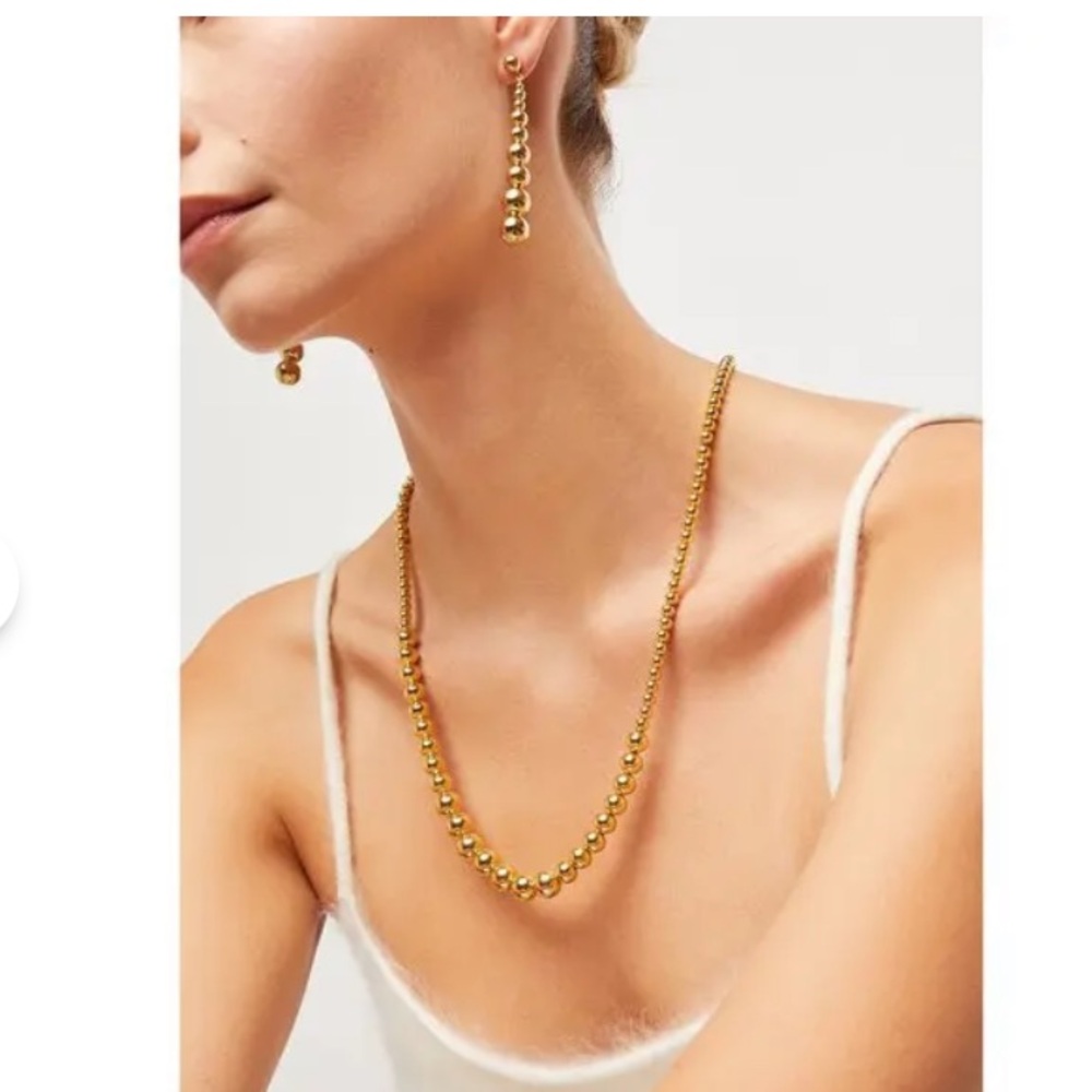 LIÉ STUDIO A Set of The Olivia Necklace($570) + The Rebecca Earrings($310)